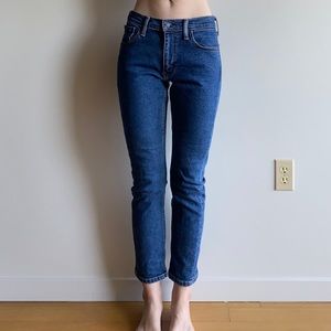 Levi’s 505 C Cropped Slim Straight Jeans